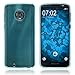 Produktbild PhoneNatic Case kompatibel mit Lenovo Moto G6 - türkis Silikon Hülle transparent Cover