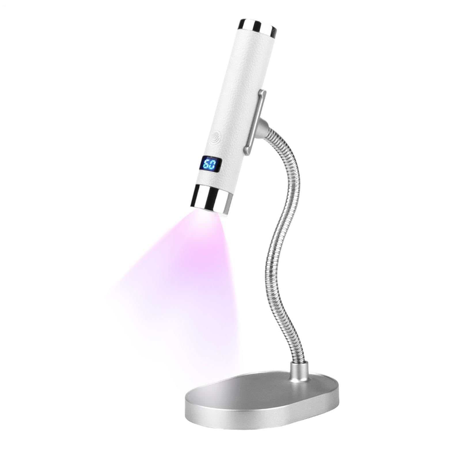 Lampe UV Pour Ongles Séchoir Rechargeable Sans Fil Avec Écran LED