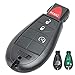 BESTHA Car Key Fob Replacement Keyless Entry Remote Fobik GQ4-53T for 2013-2018 Dodge Ram 1500 2500 3500