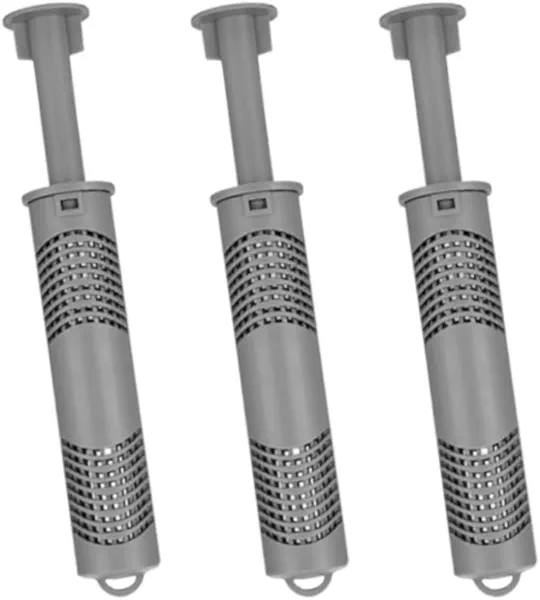 BFJOG Silver Ion Cartridge for Hot Springs Spa, Hot Tub Silver Ion Cartridge, Spa Ag+ Mineral Ion Cartridge Sticks for Hot Tub, Provide Clean and Clear Water for 12 Consecutive Months (Grey-3Packs)