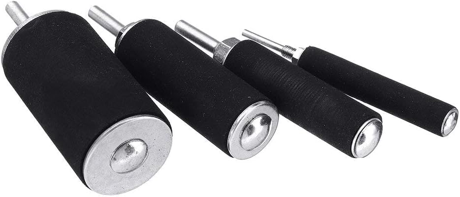 20Pcs/Set 80/120 Grit Sanding Drum Kit Drum Rubber Mandrels for Drill Press Woodworking Kit
