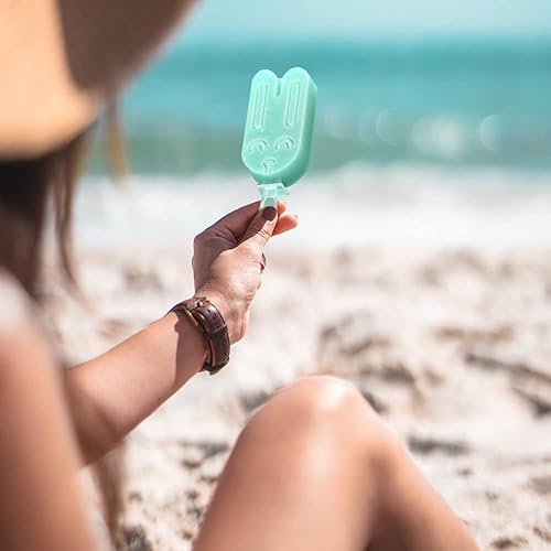 Miniatura 7 de Molde de paletas de hielo reutilizable con palos, molde creativo de barra de helado para niños y adultos, postre de chocolate, bricolaje