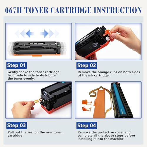 Image of Twin Pack 067H 067 MF656Cdw Toner Cartridge 2 Pack High Yield Compatible Replacement for Canon 067H 067 for Canon imageCLASS LBP633Cdw LBP632Cdw MF653Cdw MF654Cdw MF656Cdw Printer- Black