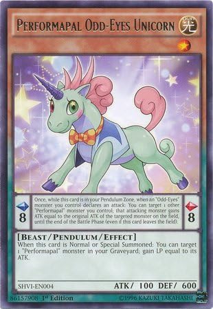 YU-GI-OH! - Performapal Unicornio de Ojos Extraños (SHVI-EN004) - Victorias Brillantes - 1 Edición - Raro