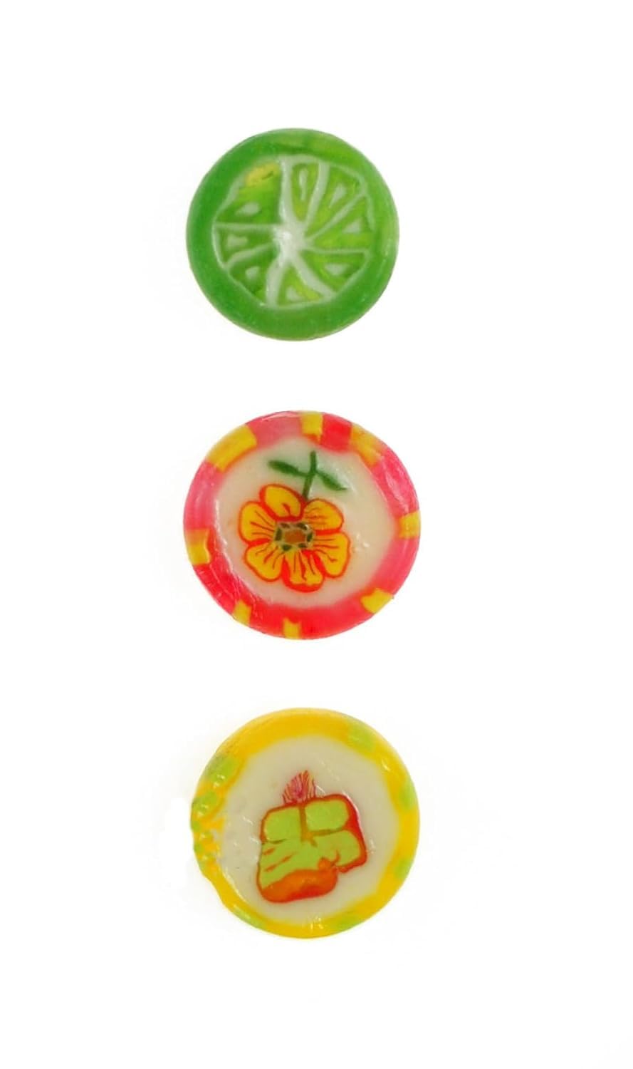 Fruchtbonbons 1kg, Hard Candy mit Fruchtgeschmack, handgefertigt in einzigartigen Designs, Bonbons Großpackung von einem kleinen Familienproduzenten