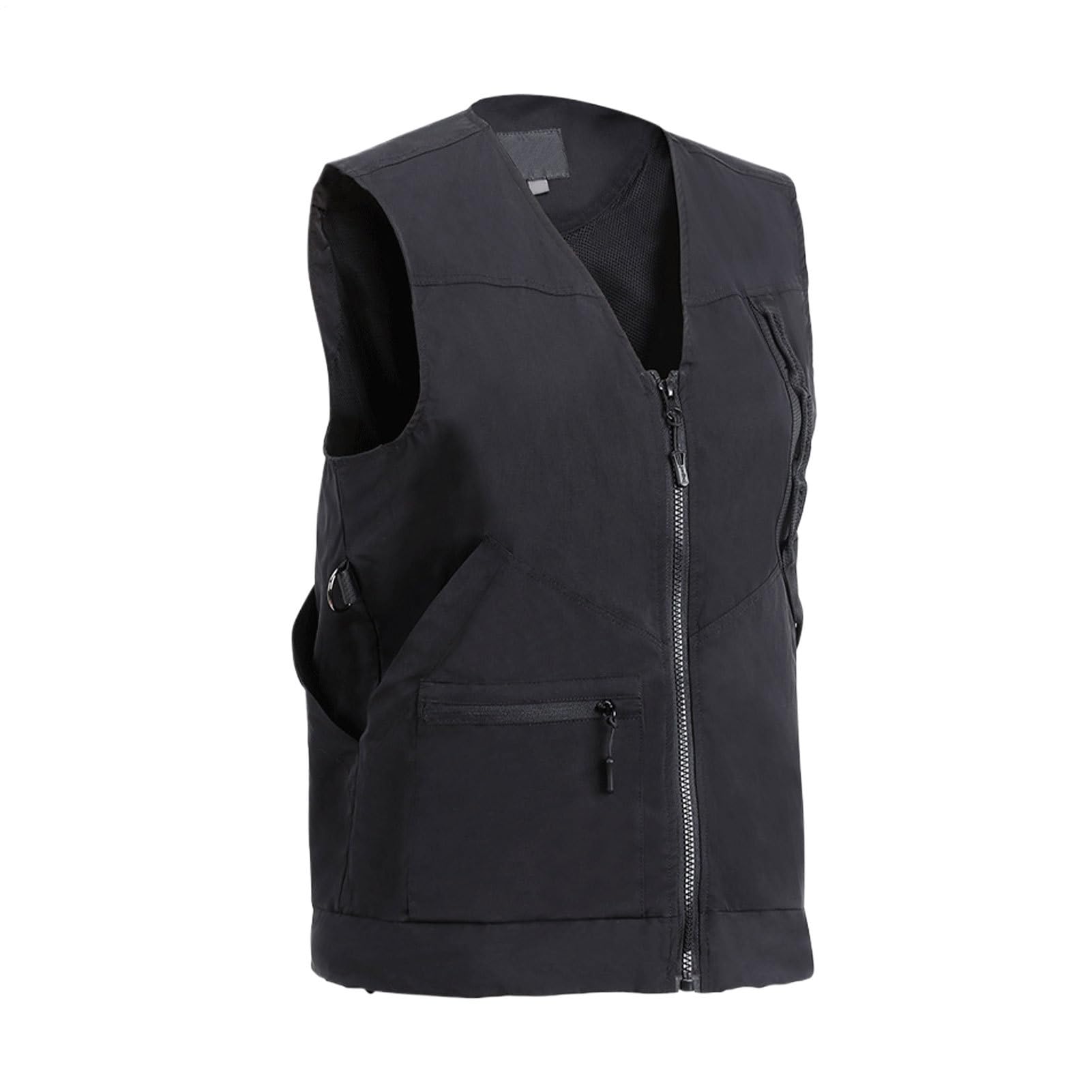 Gilet Allenatore Canino Poliestere, Tasche Multiple | Dresseur - Indumento protettivo multiuso con fibbia a D per allenamento all'aperto, escursionismo, campeggio, caccia, pesca