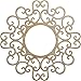 Ekena Millwork 38"OD x 14 1/2"ID x 3/8"T Reims Wood Fretwork Pierced Ceiling Medallion, Hickory