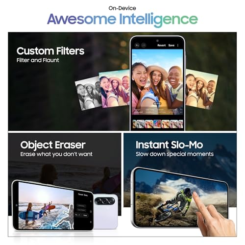 Image of Samsung Galaxy A36 5G (Awesome Lavender, 8GB, 256GB) | Awesome Intelligence: Circle to Search, Intelligent Editing | Awesome 4nm Snapdragon Processor | Flagship Grade Selfie Camera