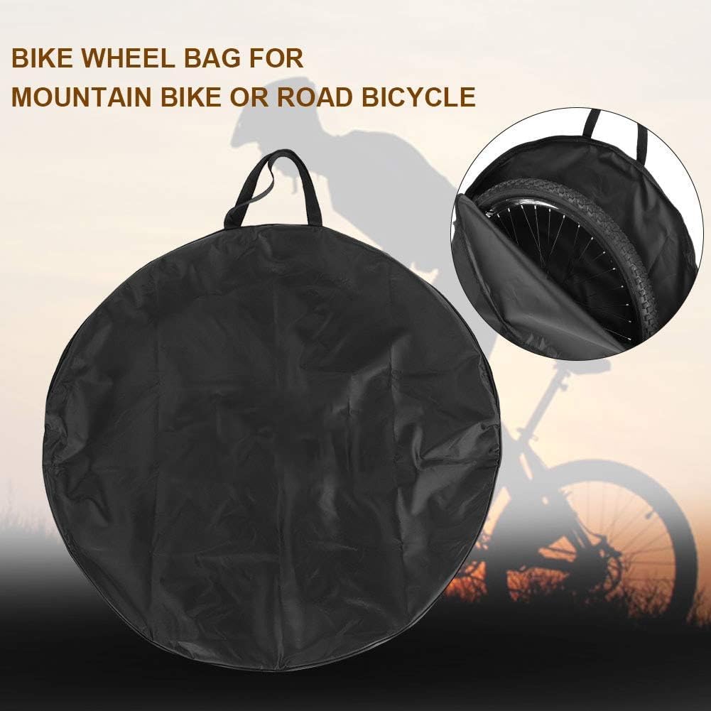 VBESTLIFE Borsa da bicicletta per bicicletta morbida per mountain bike, impermeabile e durevole, 26 27,5 29 ruote (27,5 pollici borsa per ruote da 27,5 pollici)