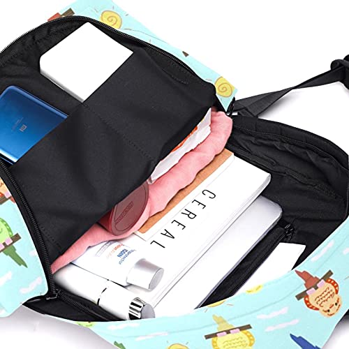 PLOKIJ Kinderrucksack Niedlicher Cartoon-Dinosaurier, der einen Roller fährt Rucksack für Kinder Kindergartentasche Für… – Bild 5