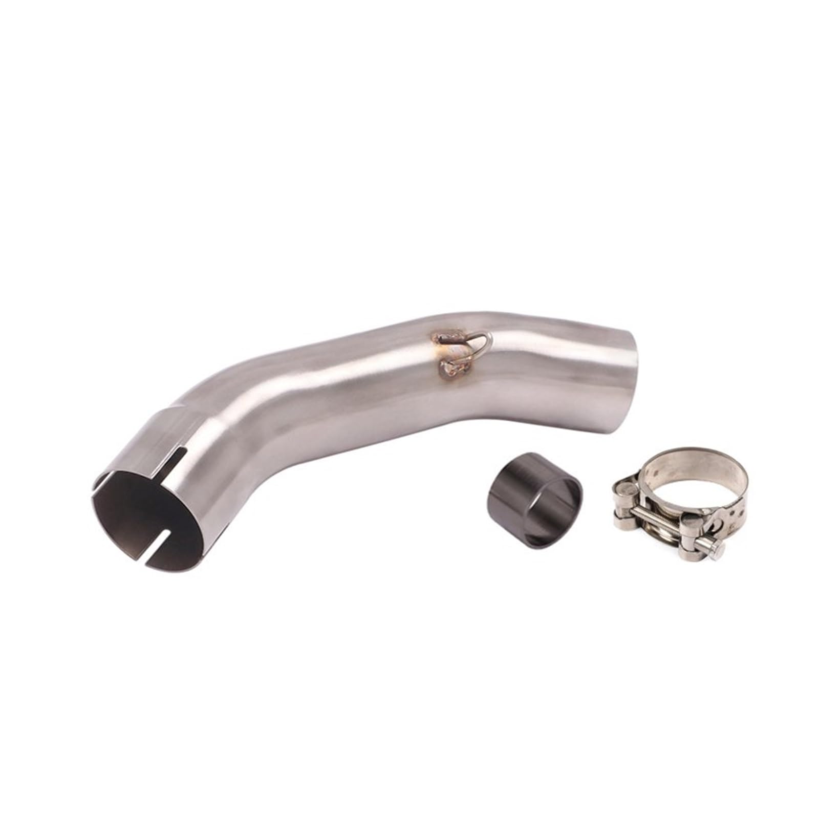 FUNFOB Silenciador Escape Motocicleta para 401 para SVARTPILEN 401 para VITPILEN 125 250 2020-2023 Escape Moto Modify Mid Link Pipe Silenciador De Escape