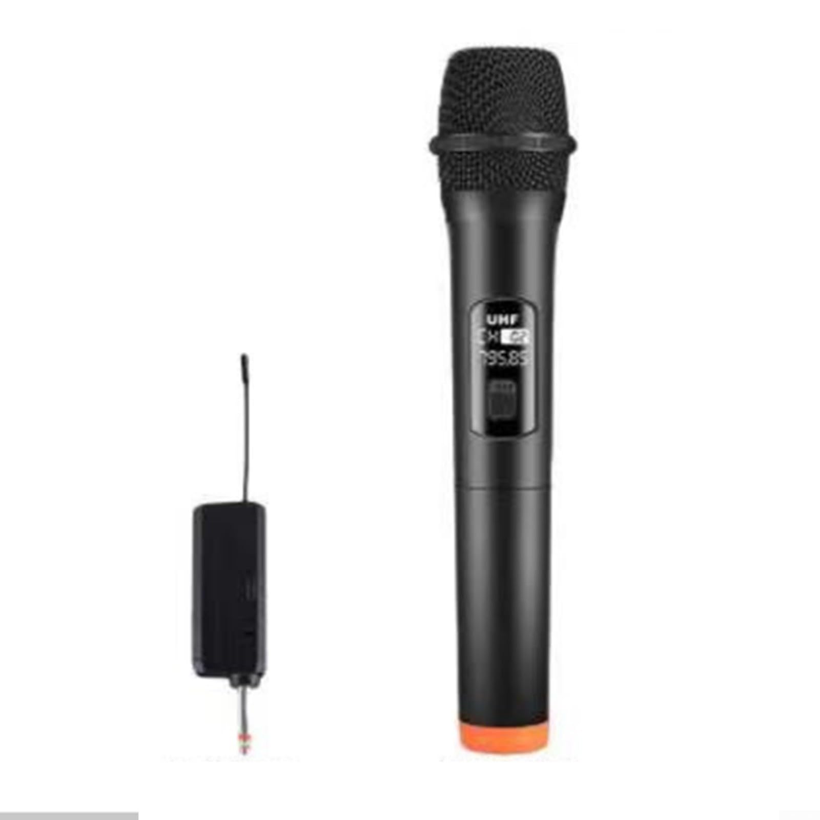 HEIBTENY Microphone UHF Sans Fil à Main 30m - Dynamique Pour Karaoké, Amplis, PA, Mariage, Fête