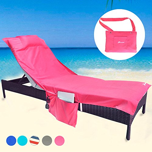 beach chair cover with pillow