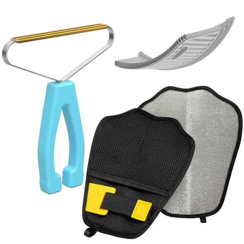 Pet Hair Removal Tool Pet Hair Remover Dog and Cat Hair Remover Lint Remover 3-Pack Lint Brush Fabric Shaver for Carpets Car Cushions Sofas Pet Beds Furniture & Rug
