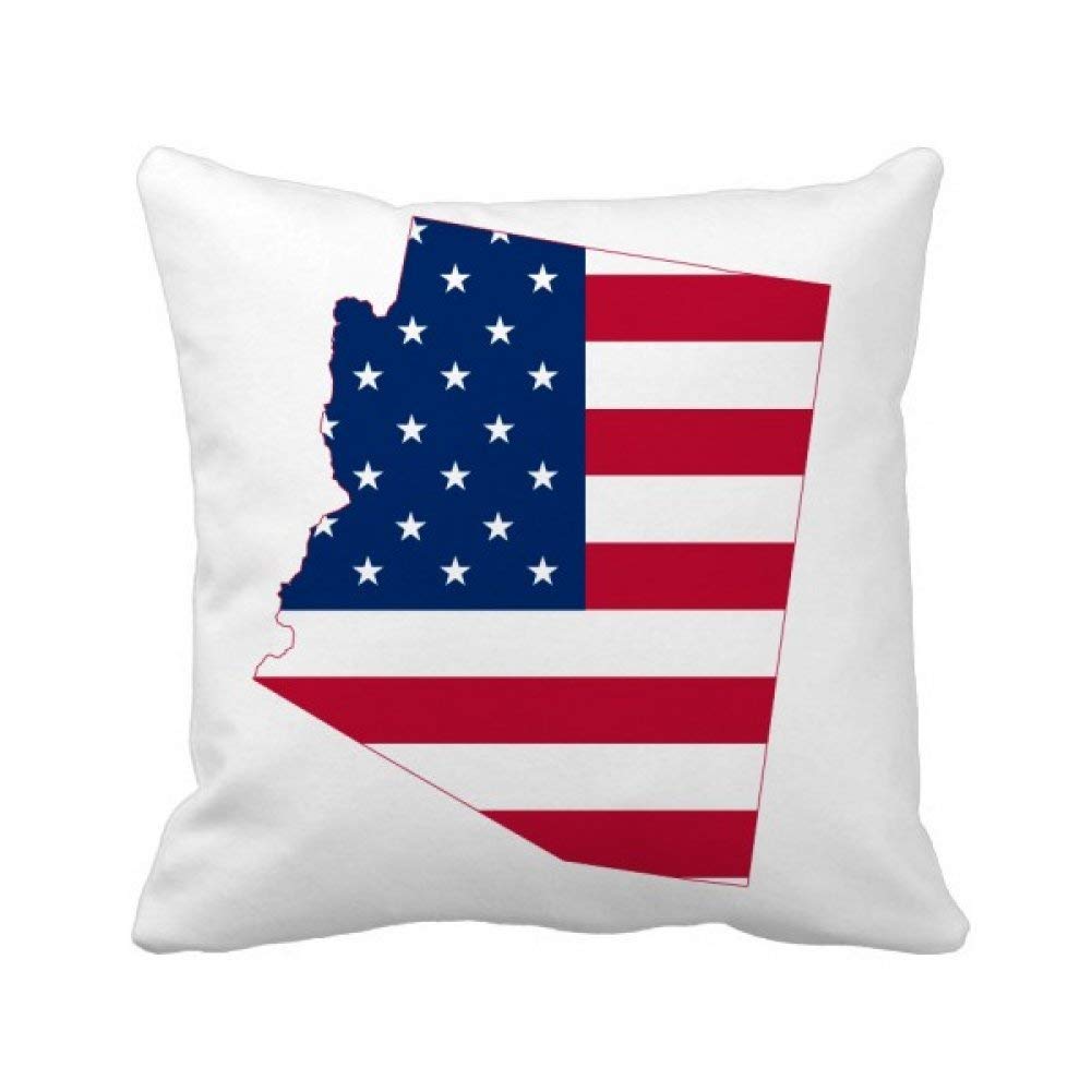 Housse de coussin Arizona carrée pour canapé style vintage américain et ambiance voyage