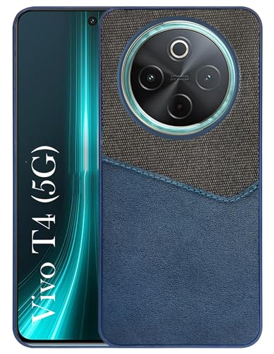 Image of Jkobi Back Cover Case for Vivo T4 (Dual PU Leather Stitch | Professional Minimalist | Soft and Flexible)