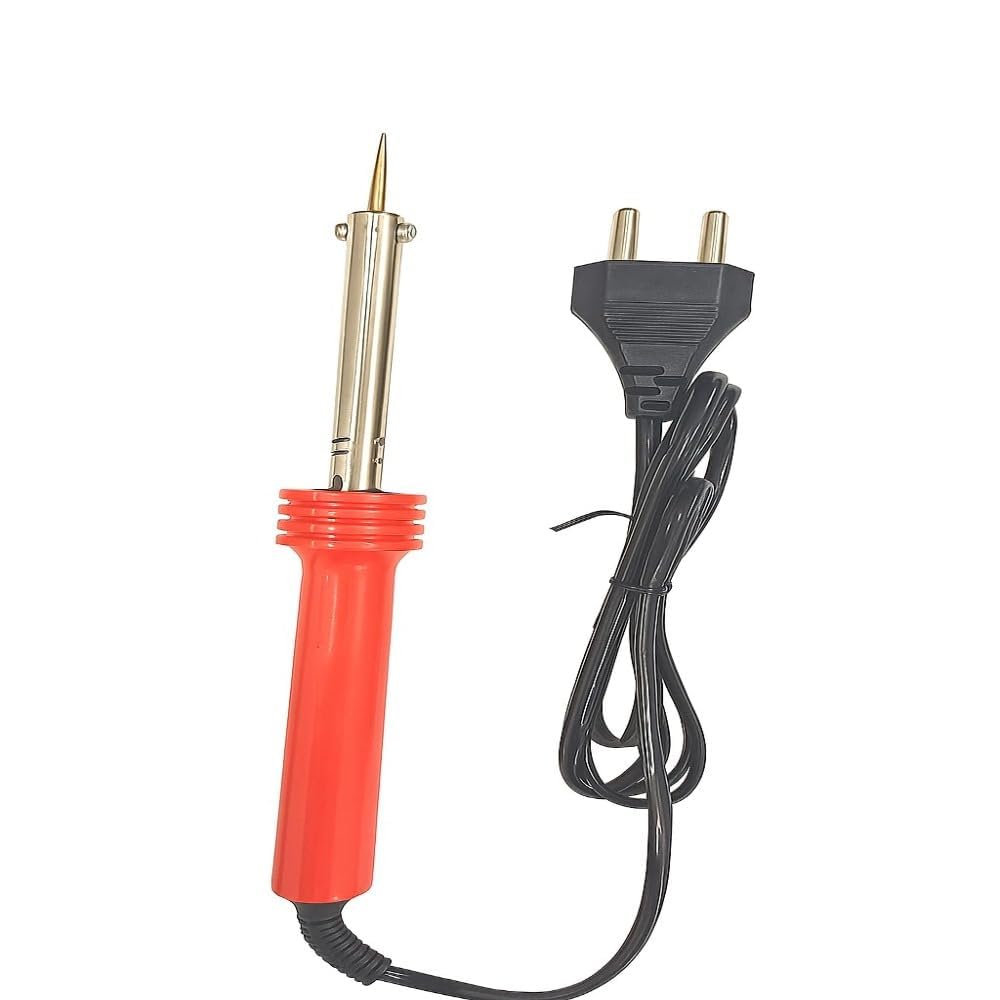 "NVEE1 25 ST Soldering Iron Thermocol Cutter | 25W, Pointed Tip, Bakelite Handle, Pure Copper Cable | Ideal for Electronics Repair, Soldering, Thermocol & Plastic Sheet Cutting"-image-21