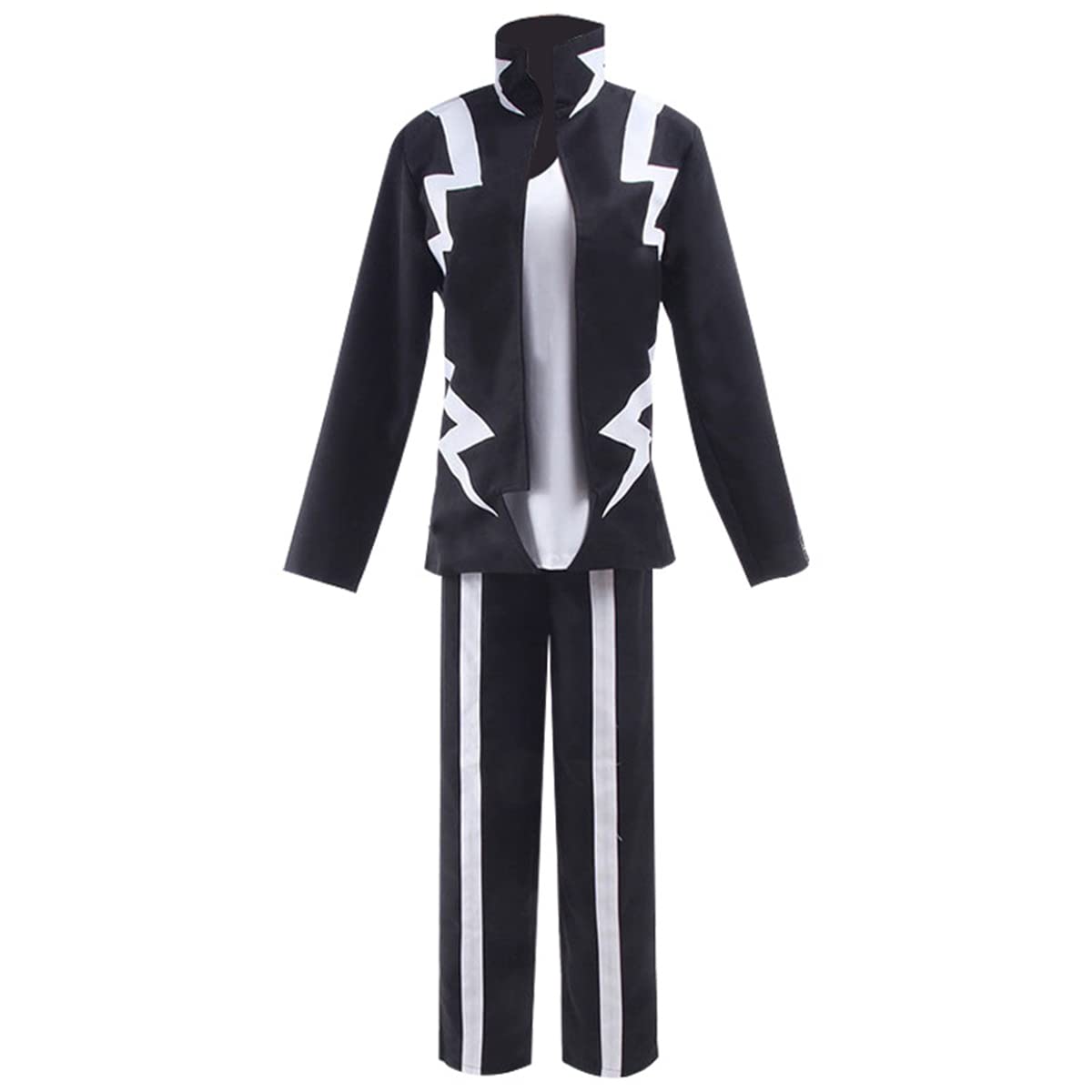 Anime My Hero Academia Denki Kaminari Cosplay Black Lightening Set Halloween Outfit for Men