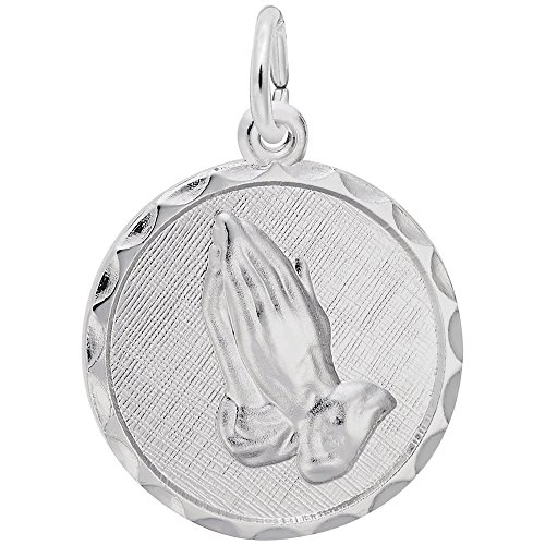 Serenity Prayer Charm in Sterling Silver, Charms for Bracelets and Necklaces