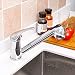 KAIMA Pull Out Sprayer Kitchen Faucet Single Handle Anti-fingerprint Sealing Kitchen Sink Faucet Brass Chrome