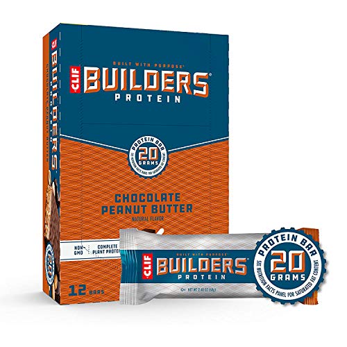 CLIF BAR BUILDER BAR,CHOC PNUT BTR, 2.4 OZ- 12 BARS
