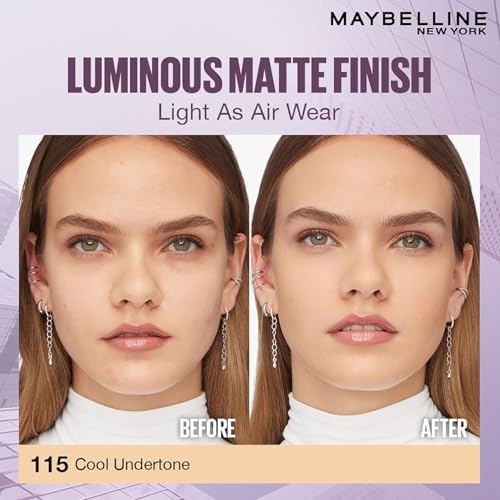 Image of Maybelline New York Super Stay Lumi Matte Liquid Foundation, 115 | 30HR Long Lasting, Lightweight, Suitable for all skintypes