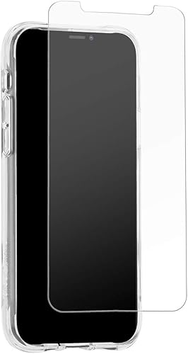 Case-Mate Protector de pantalla para iPhone 13 ProiPhone 13, vidrio templado 9H con protección contra roturas, antihuellas dactilares, película de