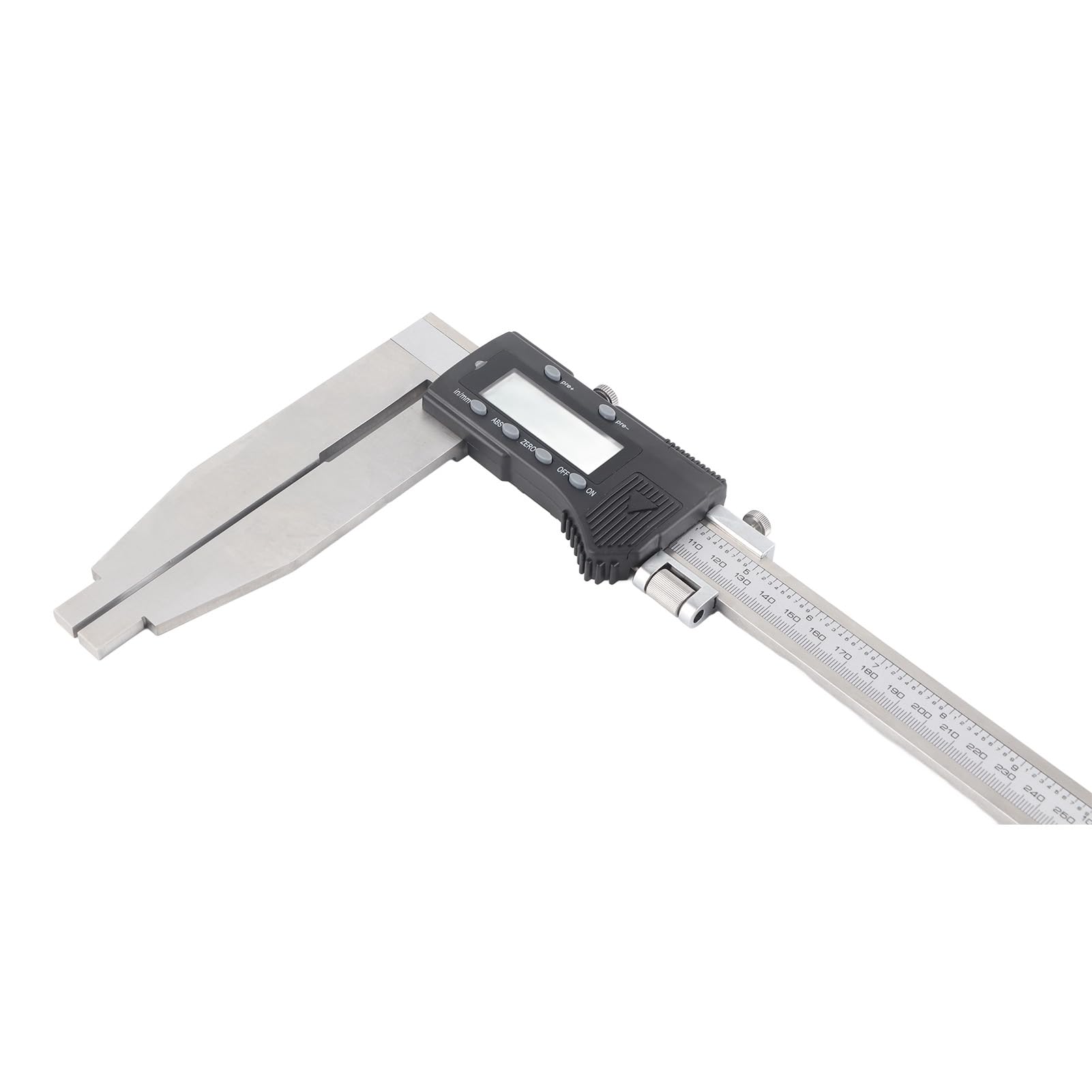 Suwmiarka elektroniczna, suwmiarka cyfrowa ze stali nierdzewnej 0-300 Mm/12 cali, ekran LCD z długą szczęką, futerał do przenoszenia, cyfrowe suwmiarki