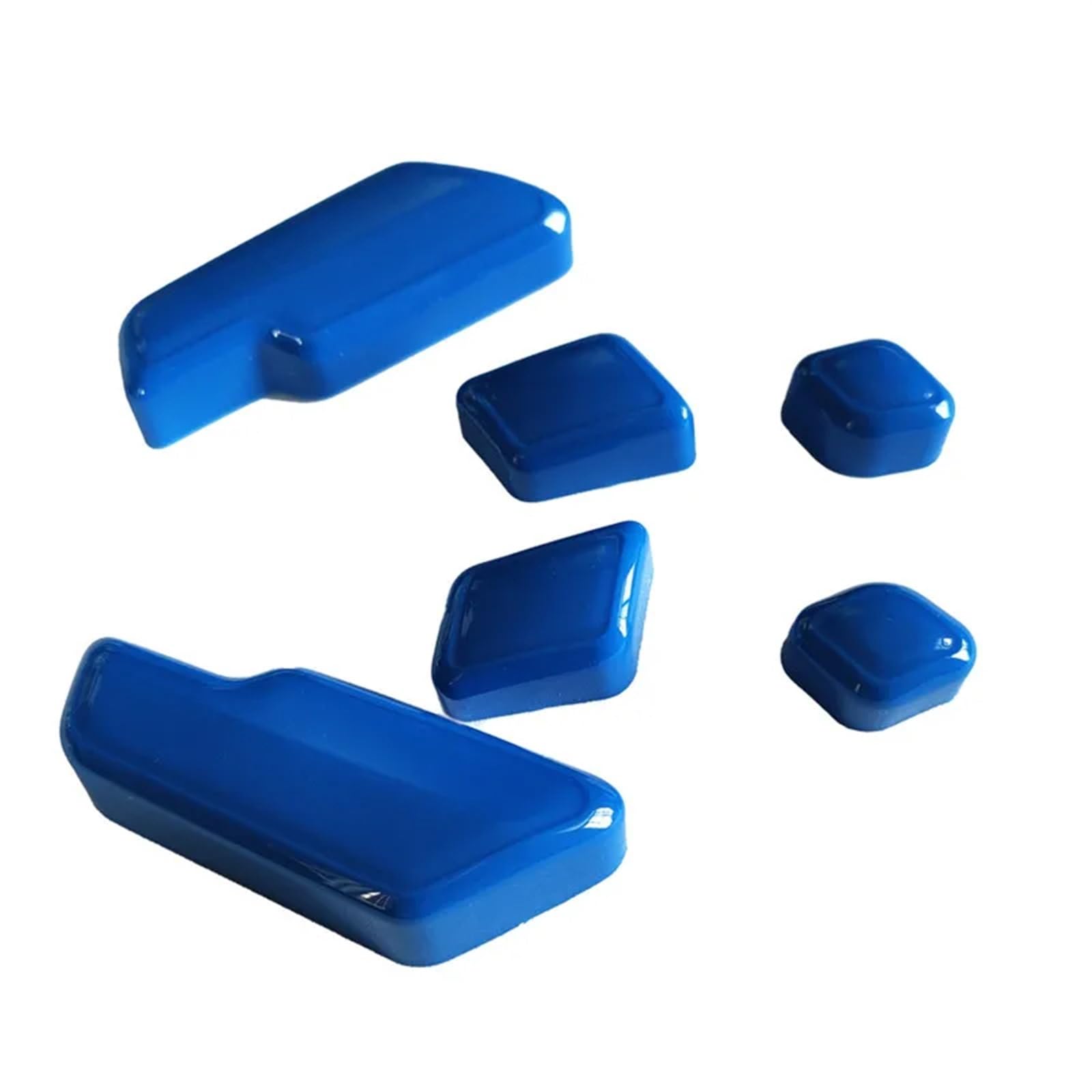 Car Trim Interior for Benz C E Class W204 W212 GLE W166 ML GL GLS Car Seat Adjust Button Cover Sticker(Blue)
