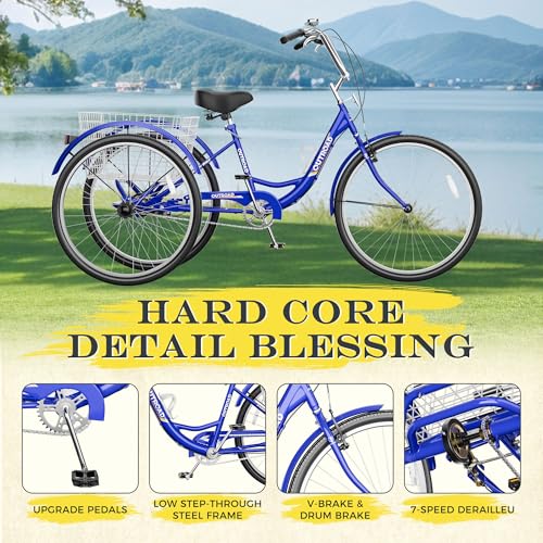 Incbruce Single Speed Tricycle