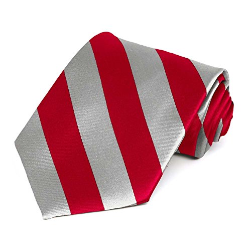Image of tiemart Men's Striped Tie Standard Length
