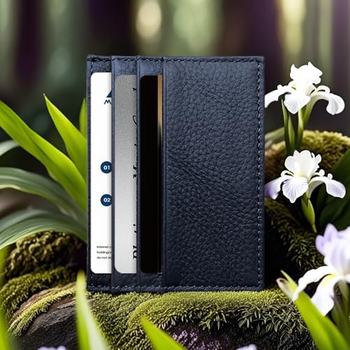Image of M-Plateau Super Slim Genuine Leather Credit Card Wallet