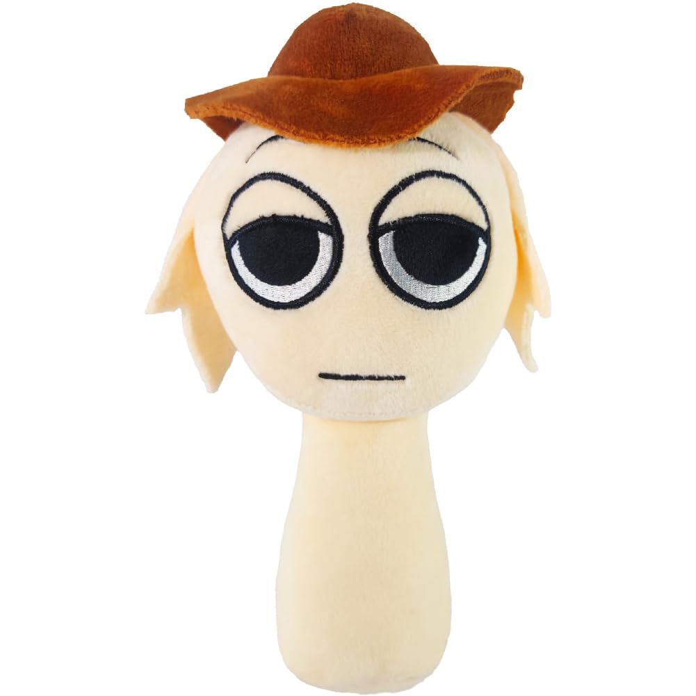 S-prunki Plush Toy,9.8" Soft & Squishy Stuffed Animal Inspired By Game,Cute Collectible Plush For Kids & Fans,Ideal Stocking Stuffers For Boys,Girls, Ages 4-10+ (Beige)
