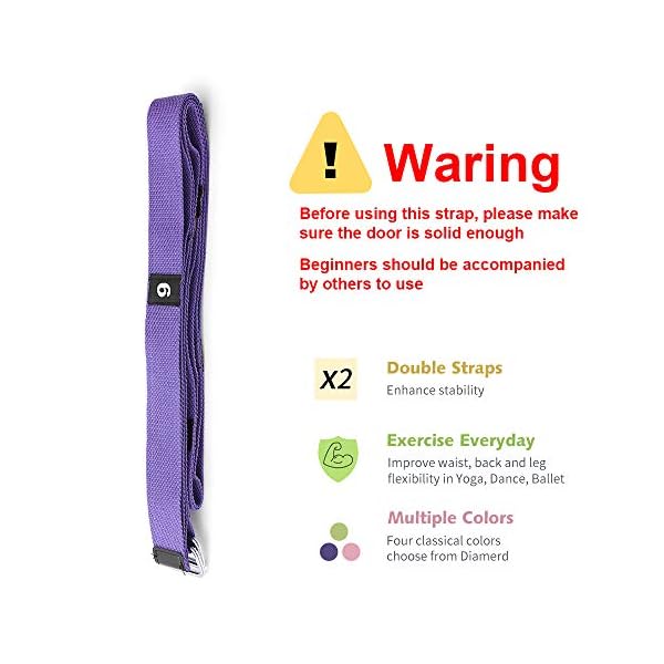 Leg Stretcher Strap, Stretching Equipment with Door Anchor Flexibility Trainer Backbend Assist Stretch Out Strap for Dance Aerial Yoga Ballet Leg Stretching Exercise