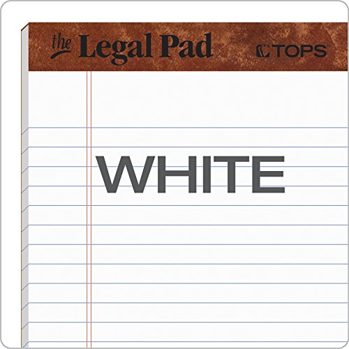 TOPS Legal Pads, 12 Pack, 50 Jr. Legal Ruled 5" x 8" Sheets, Bright White Paper - image 5