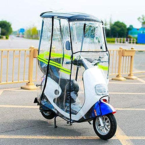 Uniwersalna markiza do roweru elektrycznego, w pełni zamknięta osłona skutera silnikowego, przezroczysta osłona przeciwsłoneczna i ochrona przed deszczem, akcesoria rowerowe odporne na warunki