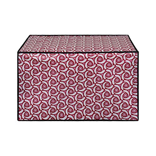 Image of DREAM KING Stylish Design & Printed Microwave Oven Cover Full Closure |waterproof & Dustproof Oven Cover Suitable for All Models - Multicolour SA57