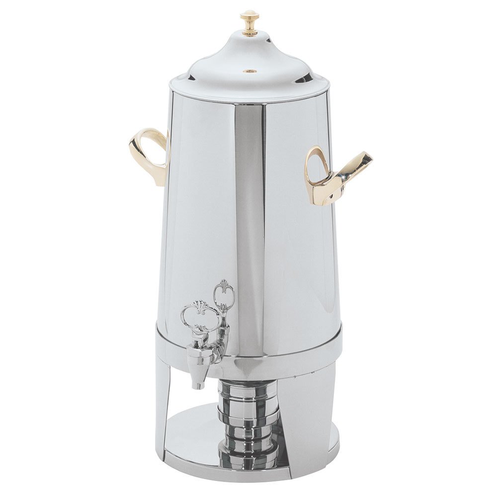 Table Top King 609633 Contemporary 3 Gallon Stainless Steel Chafer Beverage Urn