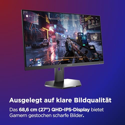 Lenovo Legion 27QD-10 | 27" QHD Gaming Monitor | 240 Hz | 0.5ms – Ansicht 5
