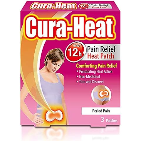 Cura-heat Period Pain 3 patches, 1 pack Cover