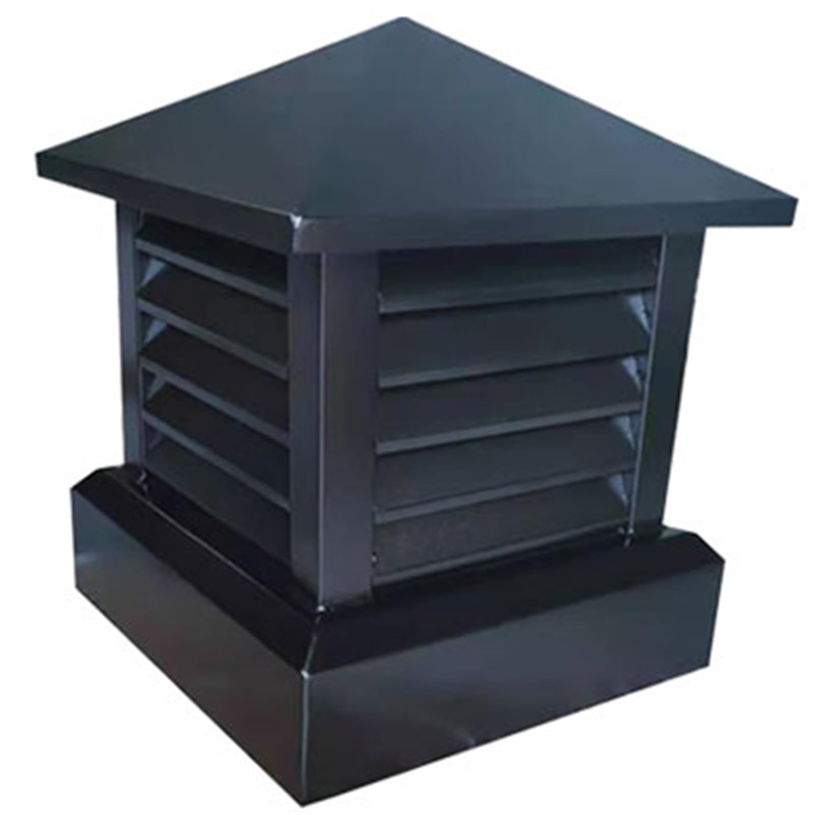 GYEQXKT Chimney cap,Square Chimney Pipe Rain Cap with Tapered Top and Louvre Outdoor Chimney Flue Cover Fits 45x45cm Existing Flue Tile