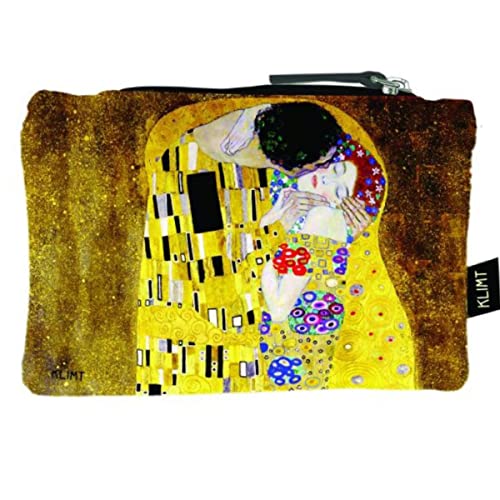 Klimt il Bacio, Bustina Donna, Multicolore, 20 x