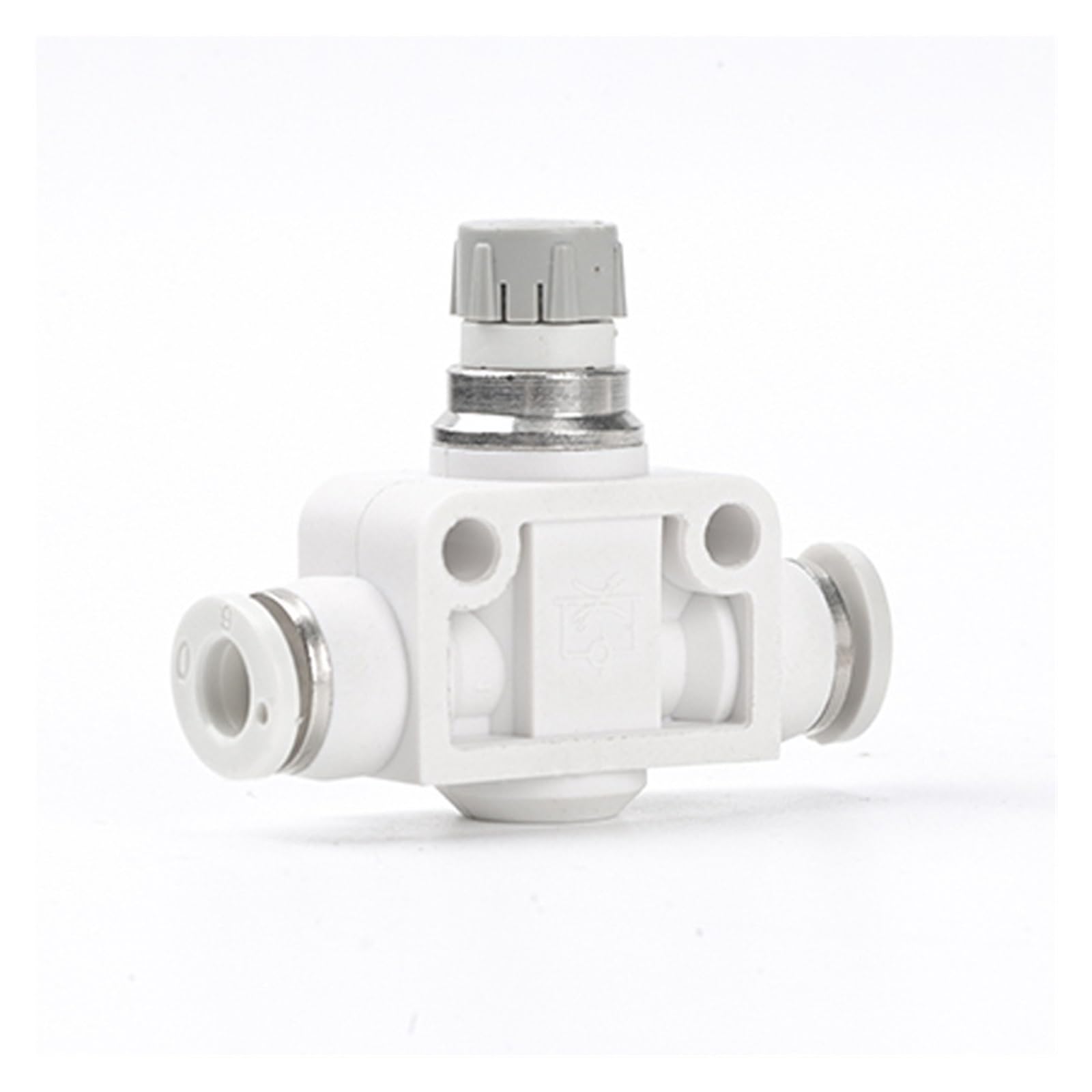 2pc pneumatic throttle valve speed regulating valve cylinder speed control valve pneumatic connector elbow regulating valve type AS8-01(BPA-06)