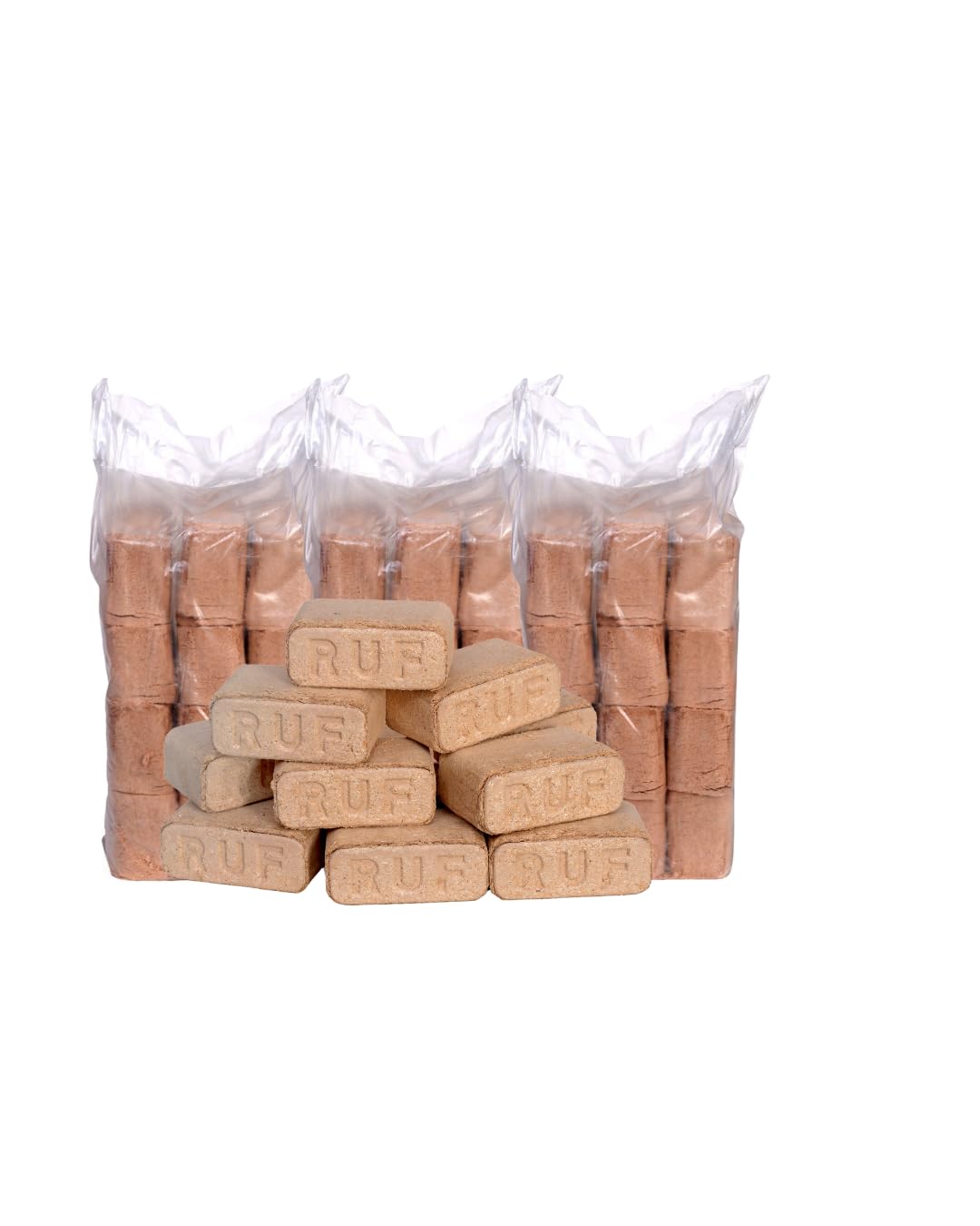 RUF BRIKETTS 100% Buche – 30 kg (3 Packungen je 10 kg) Hartholzbriketts – Kaminbriketts & Ofenbriketts – für Kaminöfen, Kachelöfen & Holzheizungen, Brennholz Briketts, Premium Holzbriketts