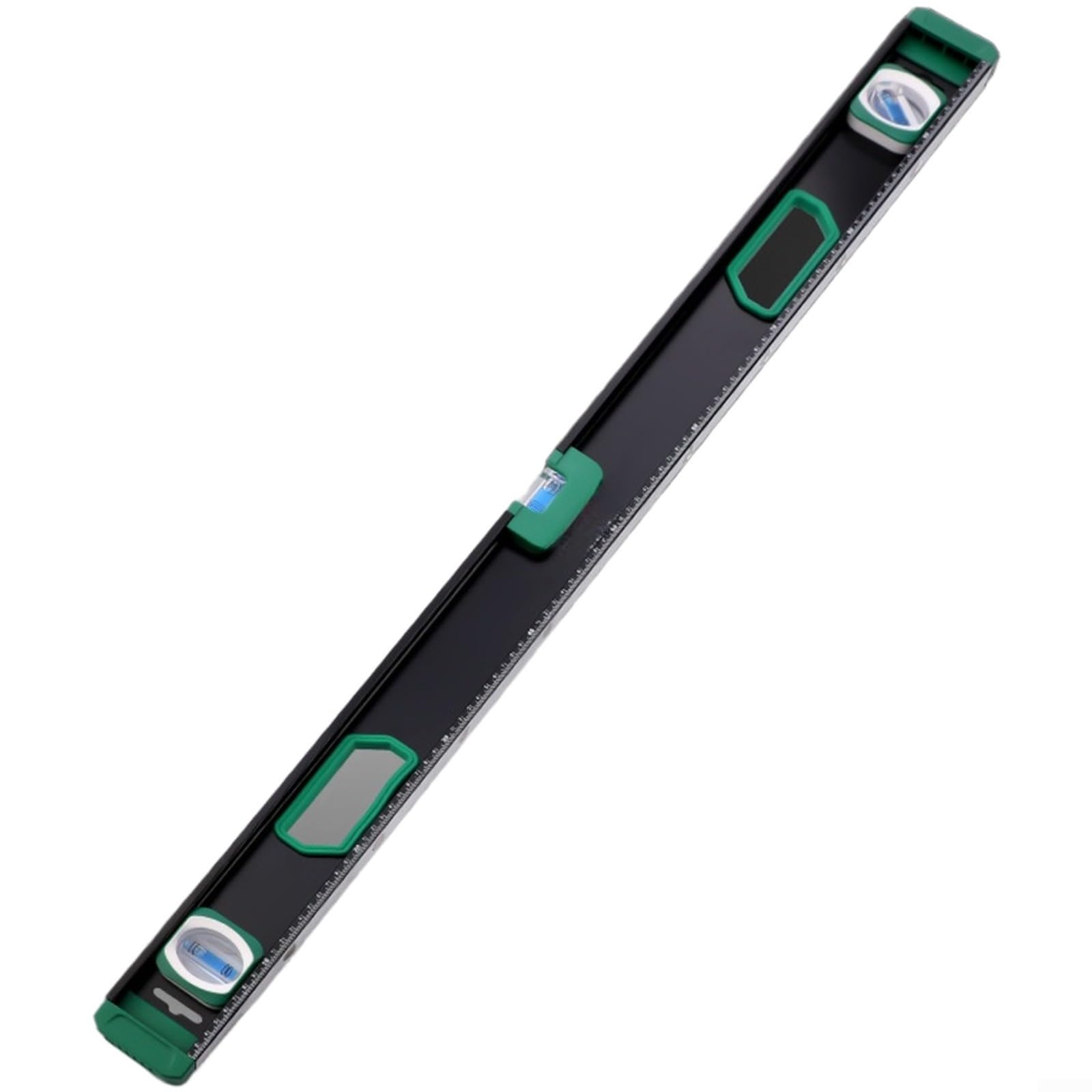 Aluminio fundido de 300 mm para nivel de burbuja, para nivel de burbuja magnético resistente con viales verdes de alta visibilidad, nivel resistente a los golpes para metalurgia, construcción