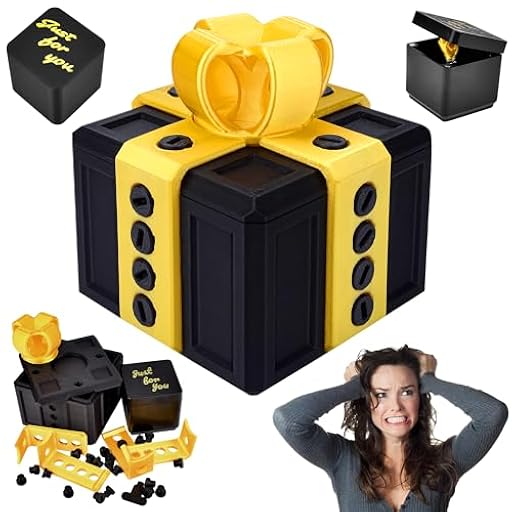 Caja Regalo de Broma, Cajas Regalo Molesta con Dedos, Amigo Invisible Caja Sorpresa CumpleañOs de para Mujeres Y Hombres, Bromas para Adultos Divertidos | Ya disponible en tu tienda friki favorita! En mundofriki.es!