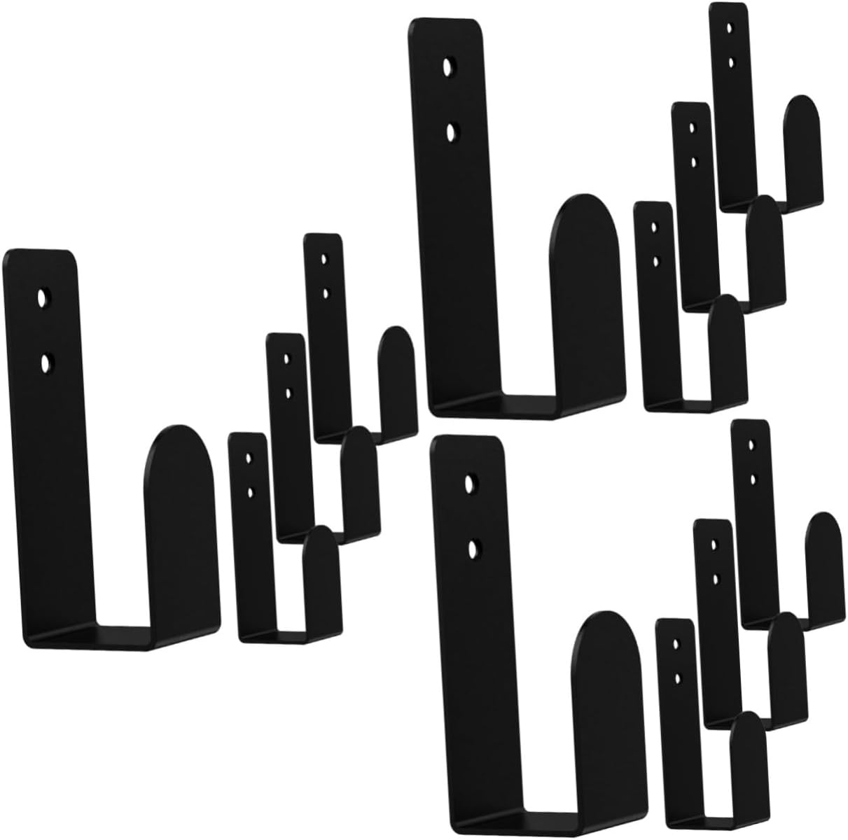 STOBOK 3 Sets Keyboard Stand Keyboards Computer Stand Wall Mount Rack Wall Keyboard Bracket Wall Keyboard Mount Keyboard Storage Rack Keyboard Rack Wall Holder for Keyboard Acrylic Black