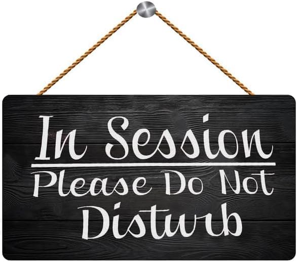 Farmhouse Rustic Wood Sign - in Session Please Do Not Disturb Custom ...