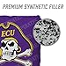 YouTheFan Officially-Licensed NCAA East Carolina Pirates Set of 4 Cornhole Bags - All Weather Regulation 6” x 6” Size - 16oz Weight - Designed in USA