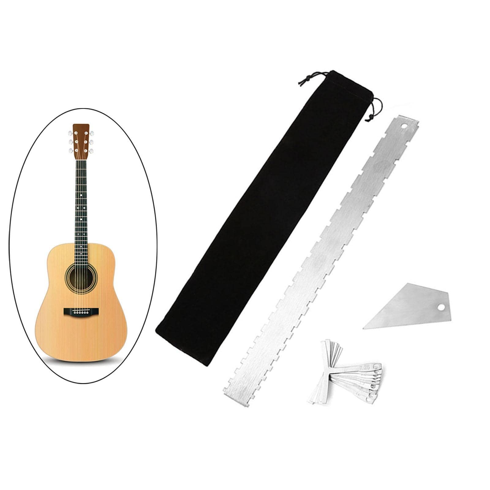 Herramientas De Guitarra Herramienta De Medición para Luthier De Guitarra Herramienta De Medición De Cuerdas Inferiores